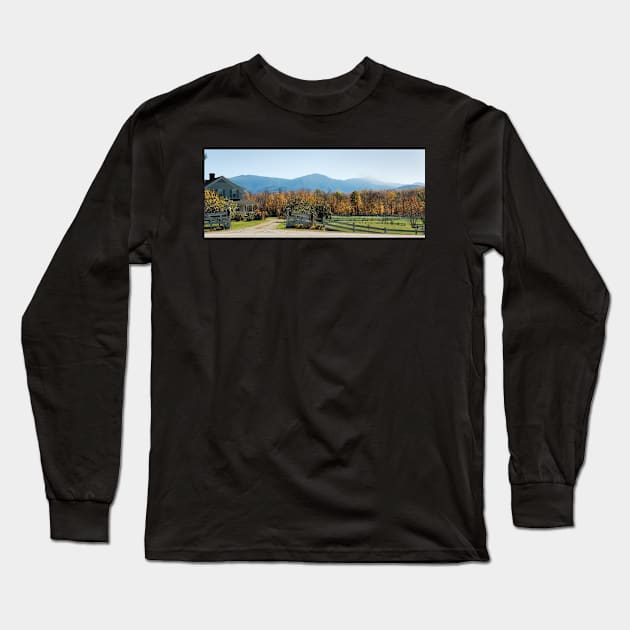 New Hampshire Country Living (Best viewed Large) Long Sleeve T-Shirt by wolftinz